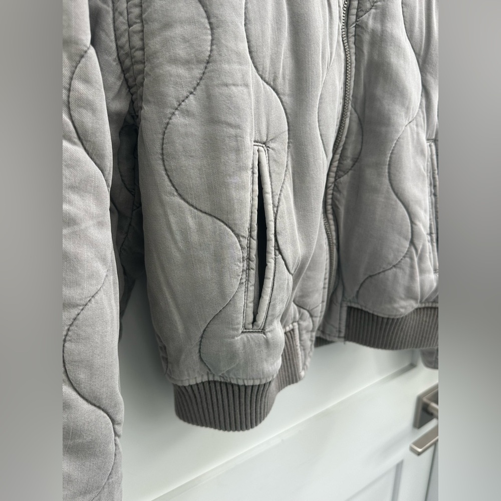 Mango Quilted Bomber Jacket - Picture 15 of 16